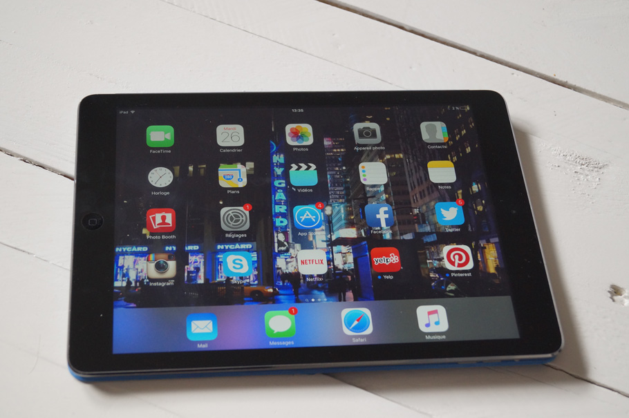 iPad objet high-tech en voyage